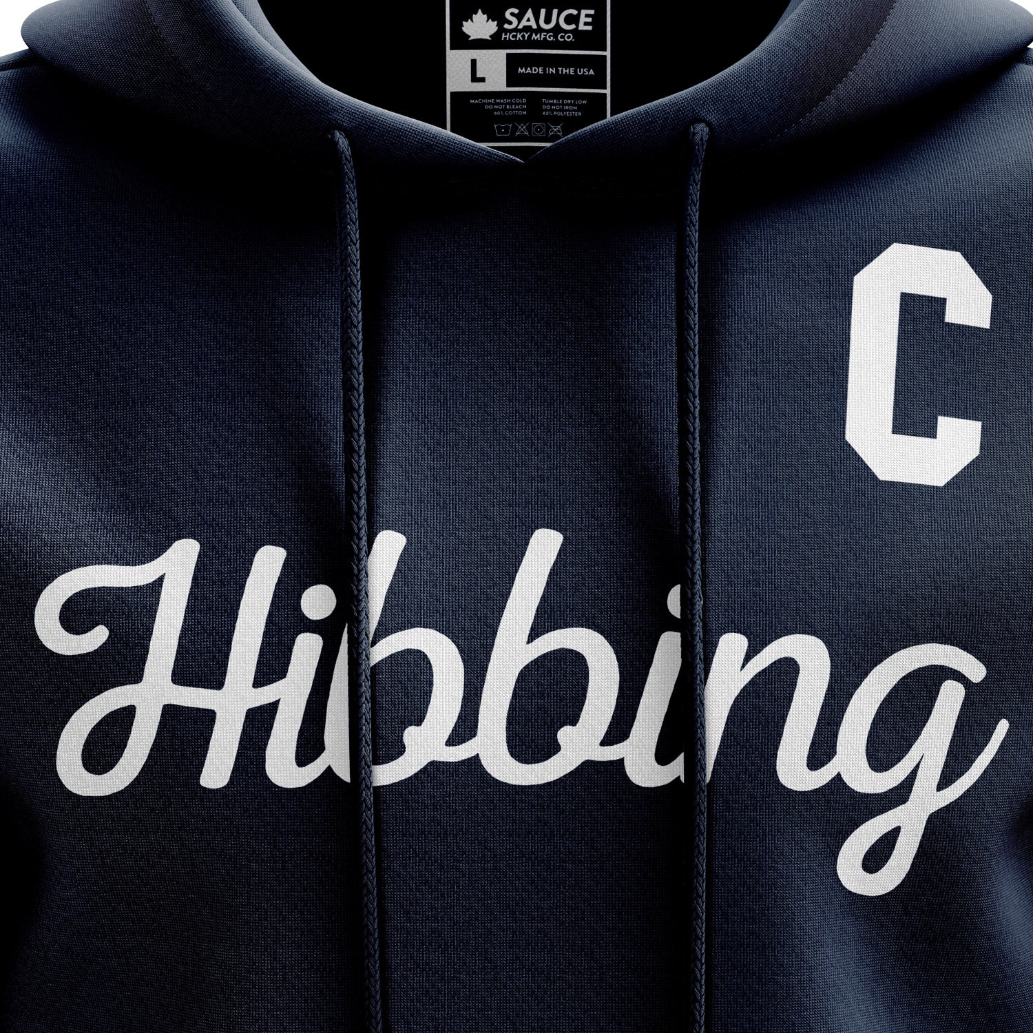 Adam Johnson Hibbing Hoodie - Navy