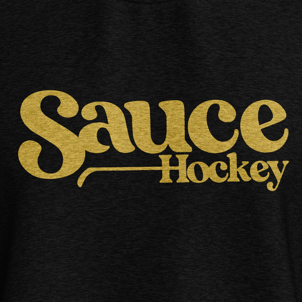 HUNG CHEESE CREWNECK - HEATHER BLACK
