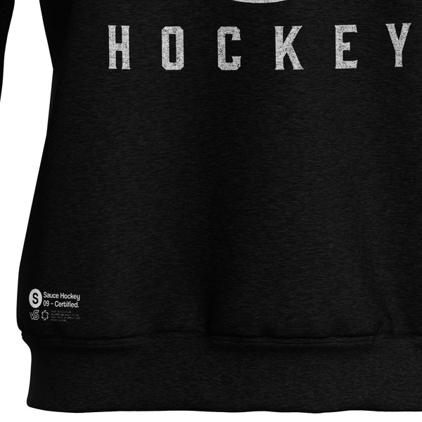 HUMAN CLOCK KILLER CREWNECK - HEATHER BLACK