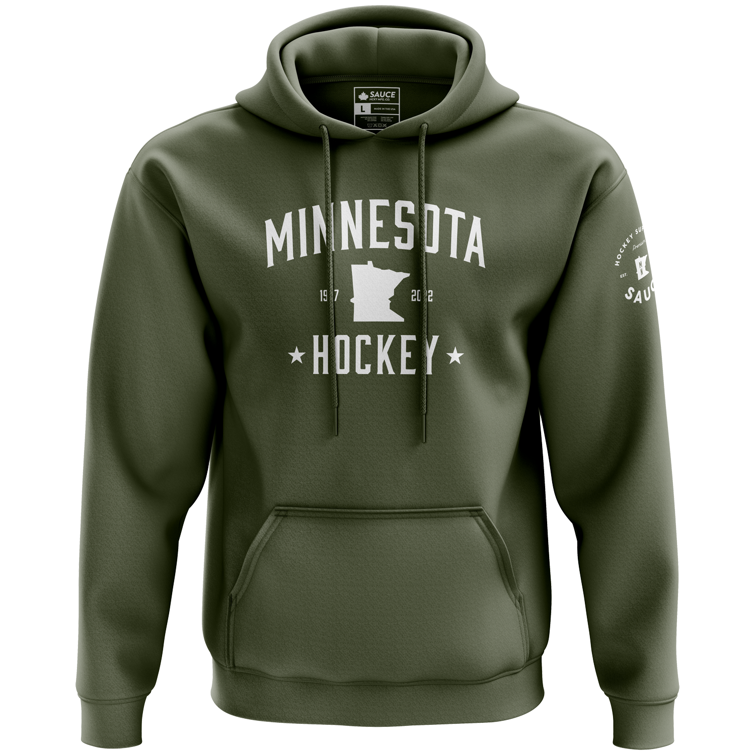 Minnesota Wild Hockey Light Weight Pull Over Hoodie. It is a 